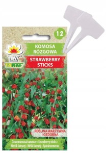 Nasiona Komosa rózgowa STRAWBERRY STICKS + TABLICZKI do opisywania