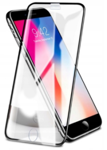 SZKŁO PEŁNE 5D FULL GLUE APPLE PHONE 6 6S 7 8 PLUS + Gratis (1)