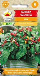 Papryka ozdobna MIX + TABLICZKI do opisu
