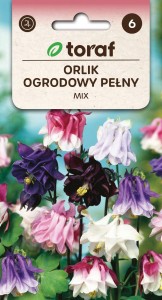 Orlik ogrodowy pełny MIX + TABLICZKI do opisu
