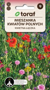 Mieszanka kwiatów polnych KWIETNA ŁĄCZKA + TABLICZKI do opisu