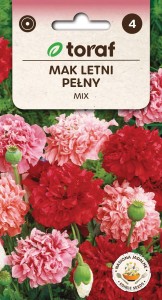 Mak letni pełny MIX Nasiona Kwiatów + TABLICZKI do opisu