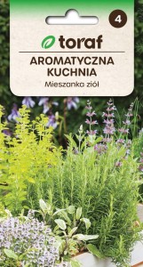 Mieszanka ziół AROMATYCZNA KUCHNIA Nasiona + TABLICZKI do opisywania roślin