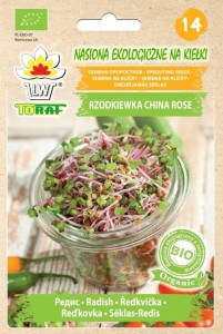BIO Kiełki Organic - Rzodkiewka China Rose / EKOLOGICZNE BIO / Witamina C