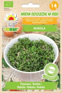 BIO Kiełki Organic - RUKOLA/ EKOLOGICZNE BIO / OMEGA 3