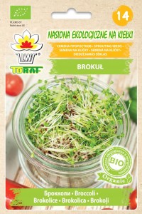 BIO Kiełki Organic - BROKUŁ / EKOLOGICZNE BIO / A, C, B1, B2, PP