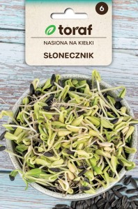 Nasiona na kiełki - SŁONECZNIK / smaczny dodatek do kanapek