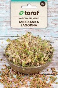 Nasiona na kiełki - MIESZANKA ŁAGODNA / Aminokwasy i witaminy