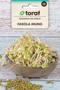 Nasiona na kiełki - FASOLA MUNG /witaminy E, B2, B1, B6, B3,białko roślinne