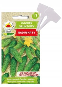 Nasiona Ogórek gruntowy NADUSHA F1 + TABLICZKI do opisywania