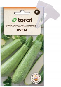 Nasiona Dynia zwyczajna | Kabaczek KVETA + TABLICZKI do opisywania roślin