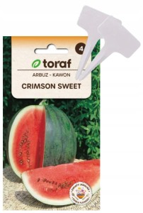ARBUZ Crimson Sweet NASIONA 1g Nasiona Arbuza TABLICZKI GRATIS