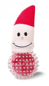 ZABAWKA DLA PSA GRYZAK Mikołaj ŚWIĄTECZNA X-MAS Limited Edition