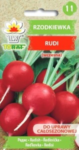 Rzodkiewka Rudi (wczesna) nasiona