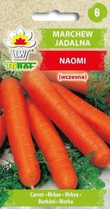 Marchew jadalna NAOMI (wczesna) 5g