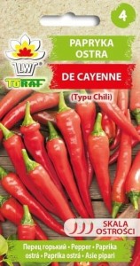 Papryka De Cayene Ostra Typu Chili nasiona papryki