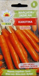 Marchew Karotina wczesna bardzo słodka odmiana plenna nasiona marchwi
