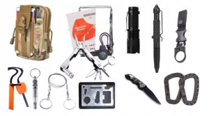13W1 ZESTAW SURVIVALOWY LATARKA TORBA SURVIVAL KIT