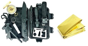 WHITE EAGLE 10w1 ZESTAW PRZEŻYCIA SURVIVALOWY NÓŻ TAKTYCZNY
