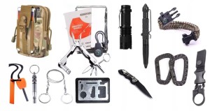 15w1 ZESTAW SURVIVALOWY LATARKA TORBA SURVIVAL KIT
