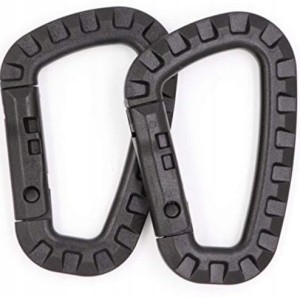 DUŻY MOCNY KARABINCZYK D-RING HAK EDC SURVIVAL