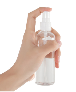 BUTELKA SPRAY ROZPYLACZ DEZYNFEKCJA PERFUM ALKOHOL APLIKATOR WIRUS 50ml