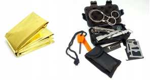 WHITE EAGLE  8W1 ZESTAW WOJSKOWY SURVIVALOWY KARTA SURVIVAL KIT
