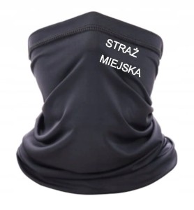 MASKA KOMIN KOMINIARKA BANDANA STRAŻ MIEJSKA CZARN