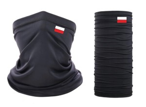 MASKA KOMIN BANDANA KOMINIARKA SZAL FLAGA POLSKI MUNDUR CZARNY