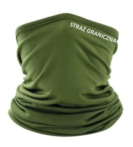 MASKA KOMIN KOMINIARKA BANDANA STRAŻ GRANICZNA MUNDUR KHAKI ZIELONY